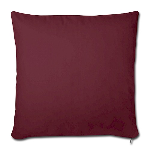 Sofa pillowcase 17,3'' x 17,3'' (45 x 45 cm) Vorne burgundy