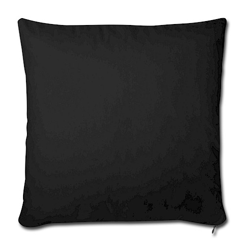 Sofa pillowcase 17,3'' x 17,3'' (45 x 45 cm) Vorne black
