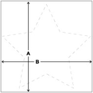 Autocollant Vue d’ensemble de la taille