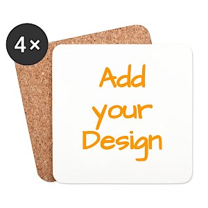 Coasters (set of 4) white