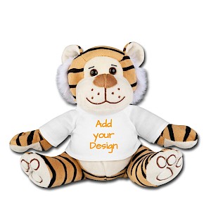 Plush Tiger white