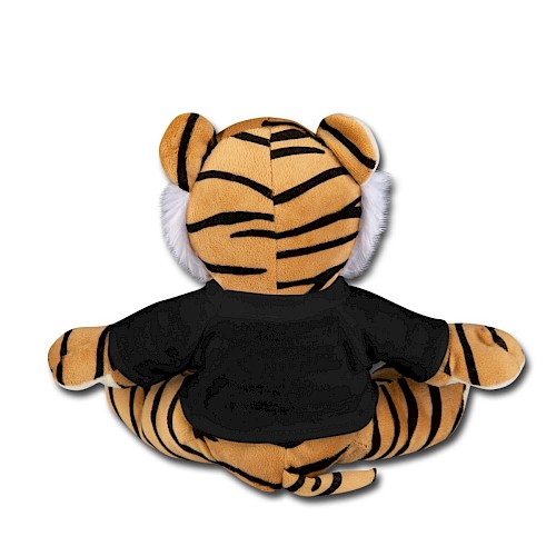 Tigre de peluche Hinten negro