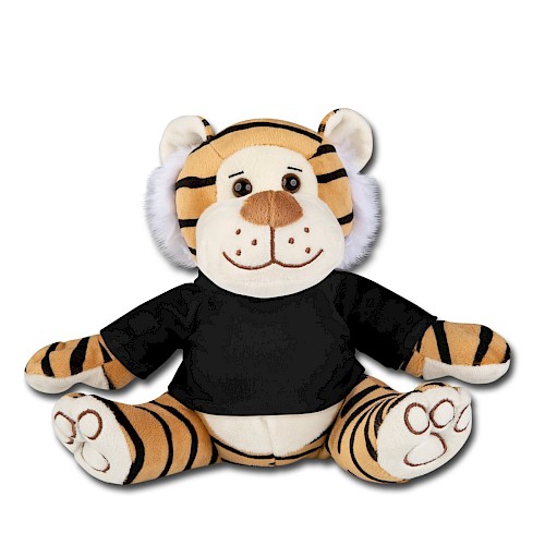 Tigre de peluche Vorne negro