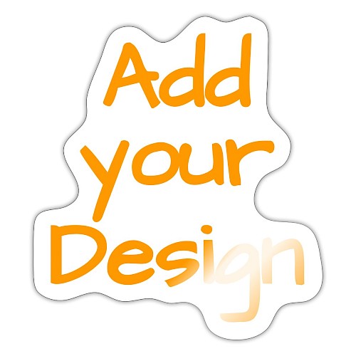 Sticker white glossy