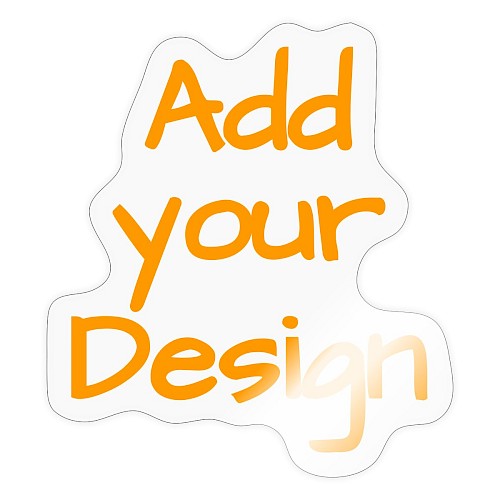 Sticker transparent glossy