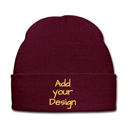 Wintermütze Burgunderrot