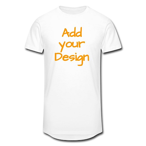 Männer Urban Longshirt Weiß