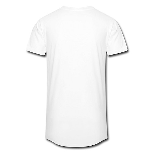 Männer Urban Longshirt Hinten Weiß