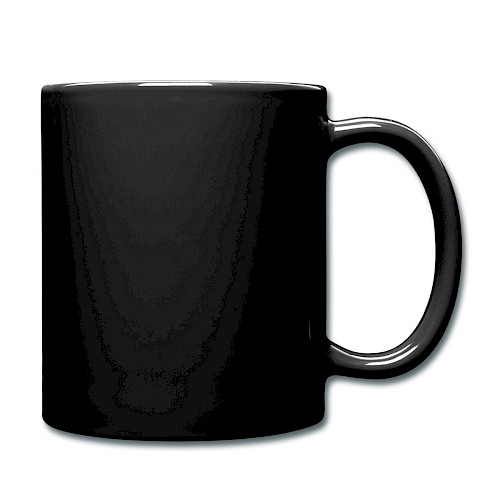 Tasse einfarbig Rechts Schwarz