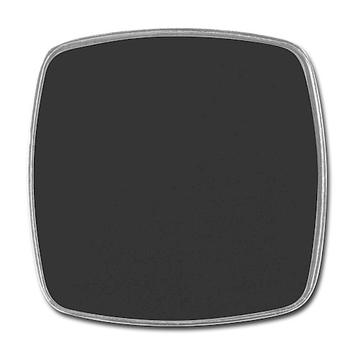 Viereckiger Kühlschrankmagnet Hinten Weiß