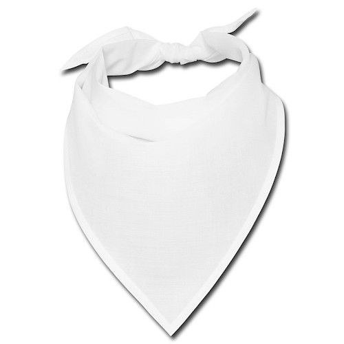 Bandana Vorne Weiß