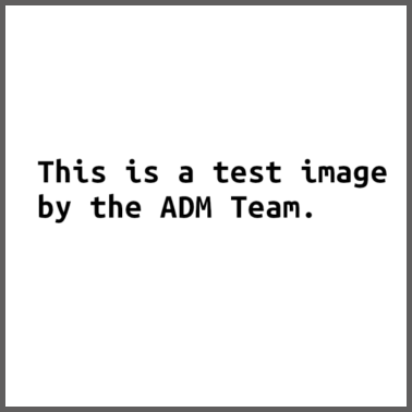 Zoom image adm test image