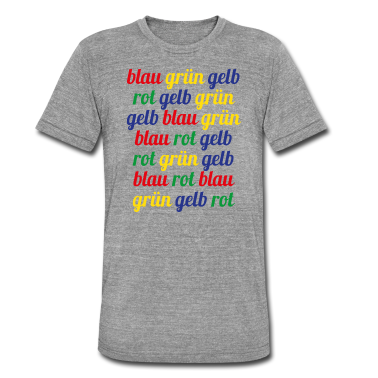 Test  - Psychologie Humor Studium Stroop Shirt