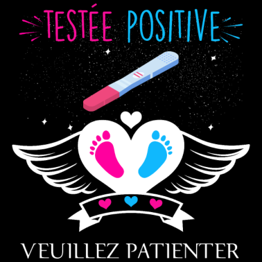 Zoom image Annonce bébé testée positive veuillez patienter