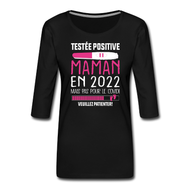 Test  - Testée Positive Annonce Grossesse Femme Enceinte