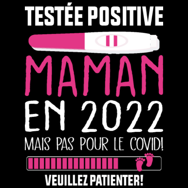 Zoom image Testée Positive Annonce Grossesse Femme Enceinte