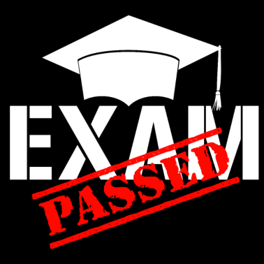 Zoom image Examen geslaagd.