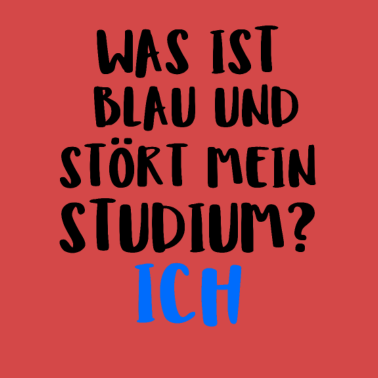 Zoom image Wat is blauw en interfereert met mijn studie? Ik