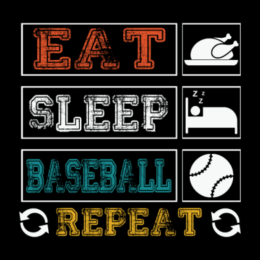 Zoom image Baseball citat äta sömn baseball upprepa