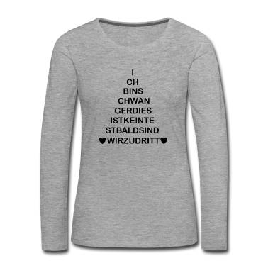 Test  - Ich bin schwanger Schrift schwarz