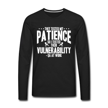 Test  - TESTEUR QA - Ils ont testé ma patience alors j’ai testé