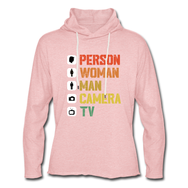 Test  - Person Woman Man Camera TV Cognitive Test Geschenk