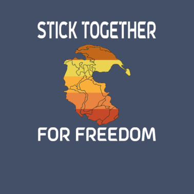 Zoom image Pangeea se adhiere por la libertad Pangea Geology