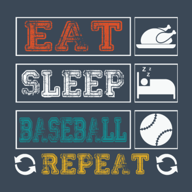 Zoom image Baseball citat äta sömn baseball upprepa