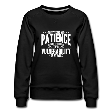 Test  - TESTEUR QA - Ils ont testé ma patience alors j’ai testé