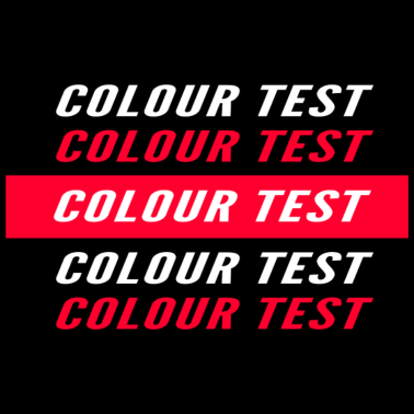 Zoom image COLOUR TEST