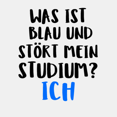 Zoom image Wat is blauw en interfereert met mijn studie? Ik