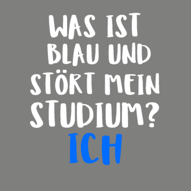 Zoom image Wat is blauw en verstoort het mijn studie? ik