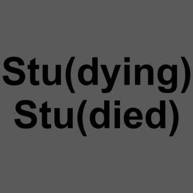 Zoom image Study Studying Studied Graphic