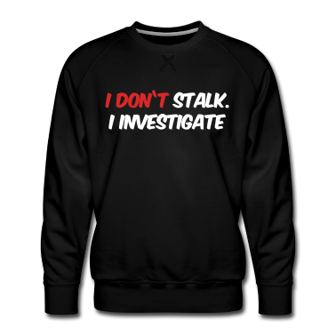 Test  - Jeg forfølger ikke. Jeg undersøger