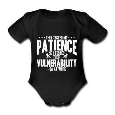 Test  - TESTEUR QA - Ils ont testé ma patience alors j’ai testé