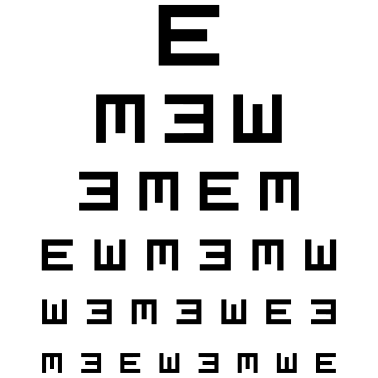 Zoom image test de vision